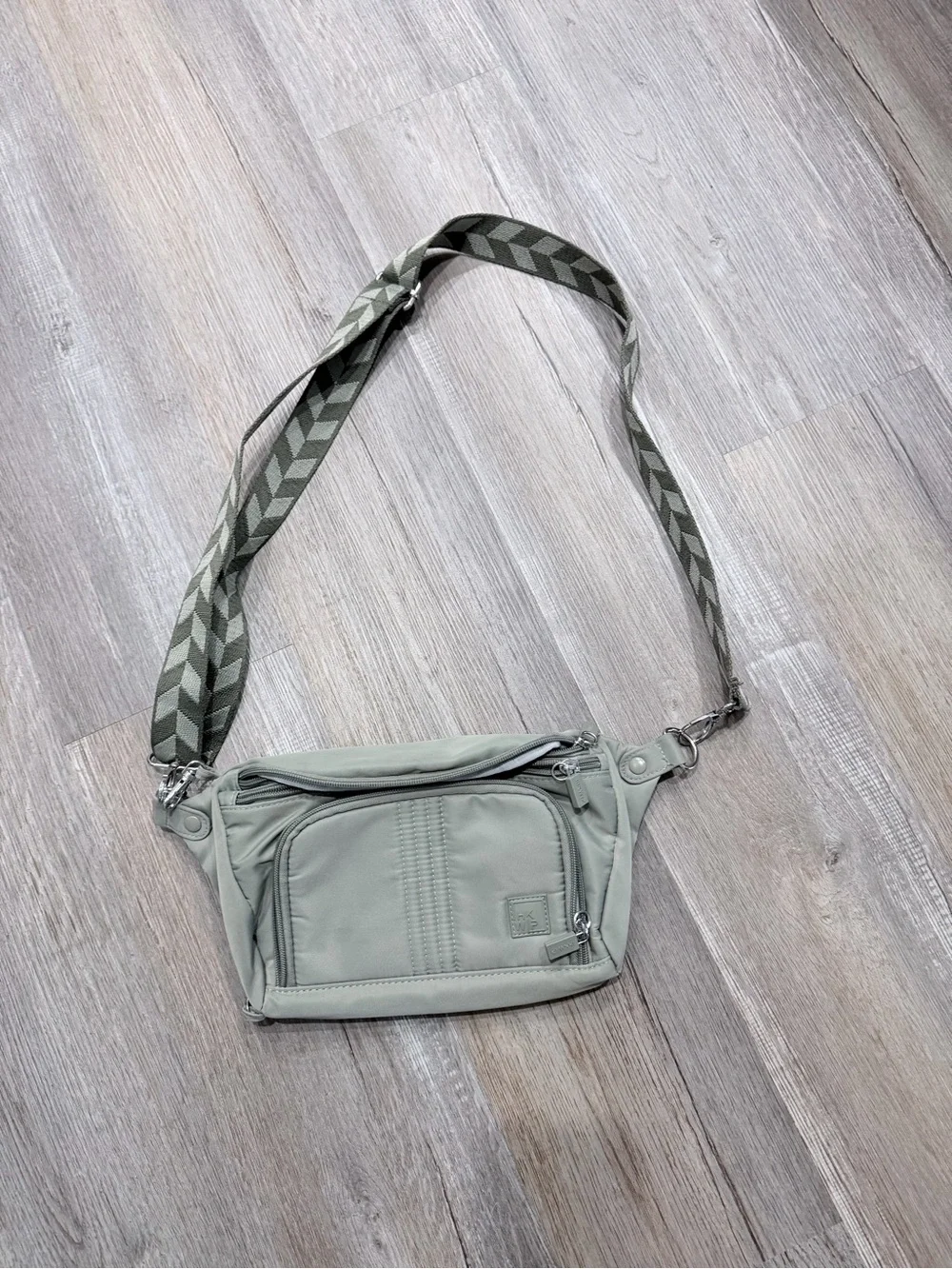 Light Sage Crossbody Bag with Adjustable Strap - Picture 1 of 5